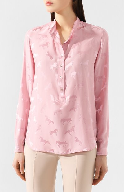 Блузка из смеси вискозы и шелка STELLA MCCARTNEY, арт. 531885/SNA57, фото 3