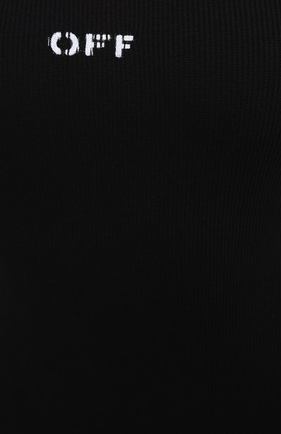 Хлопковое боди OFF-WHITE, арт. 0WDD026R21FAB001, фото 5