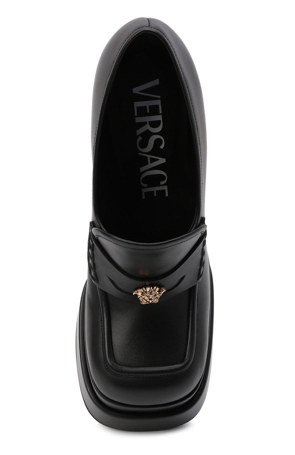 Кожаные туфли VERSACE, арт. 1001790/DVT2P, фото 6