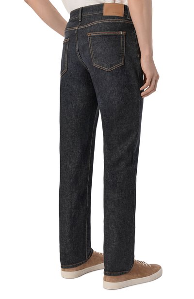 Джинсы CANALI черного цвета по цене 68200 руб., арт. 91719/PD01430, фото 4 Джинсы CANALI, арт. 91719/PD01430, фото 4