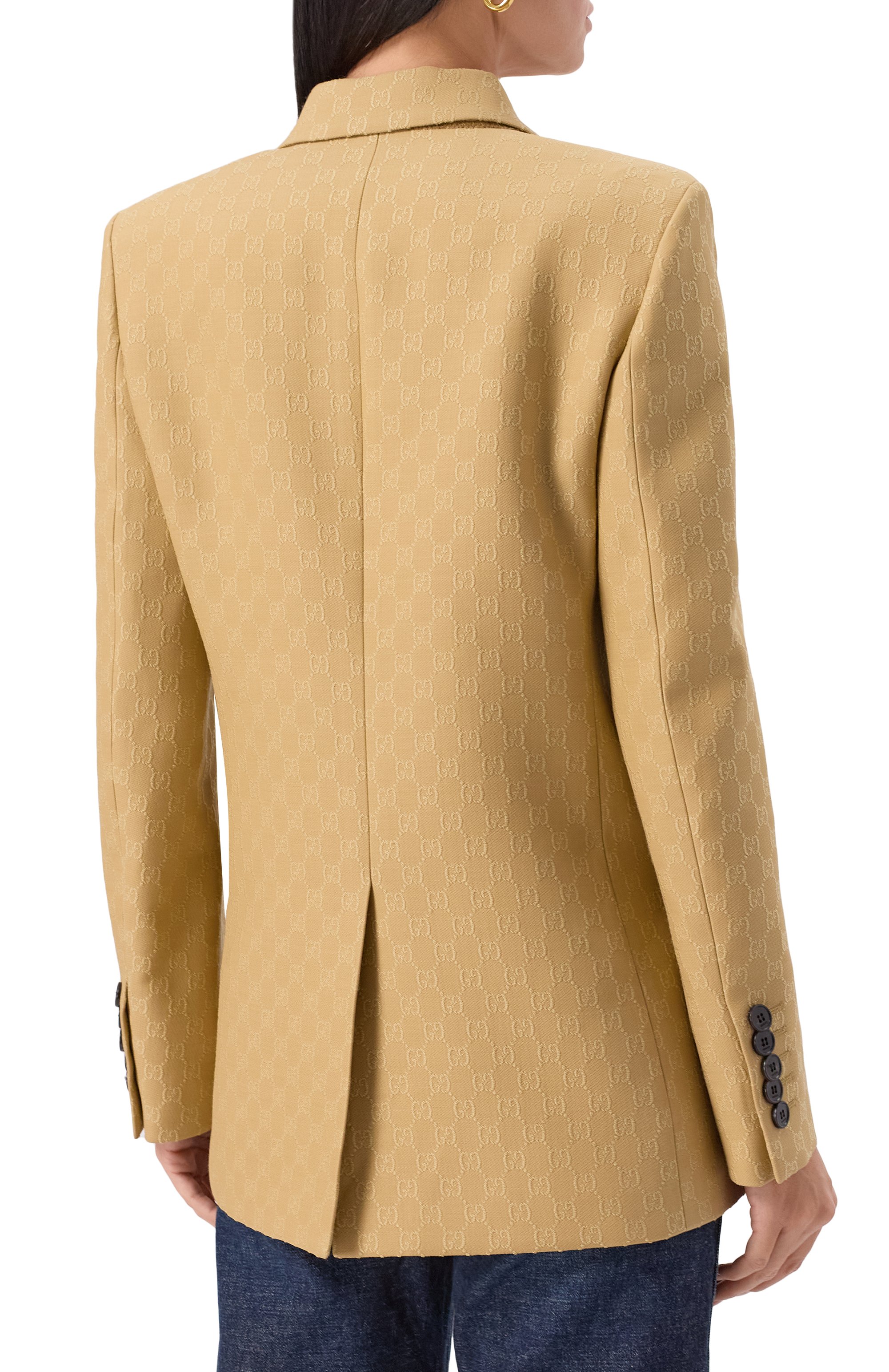 Жакет из шерсти и шелка GUCCI, арт. 833578/Z7APD, фото 4