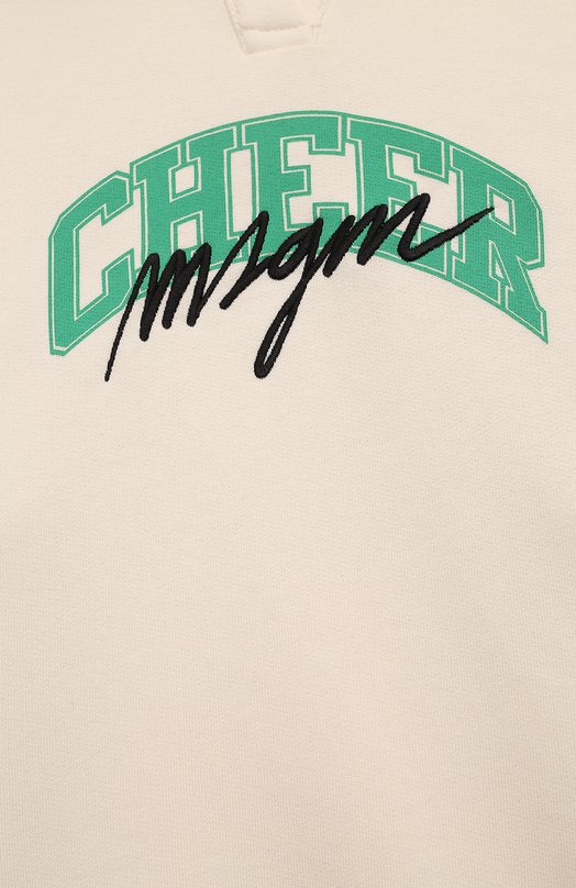 Хлопковый свитшот MSGM kids 3