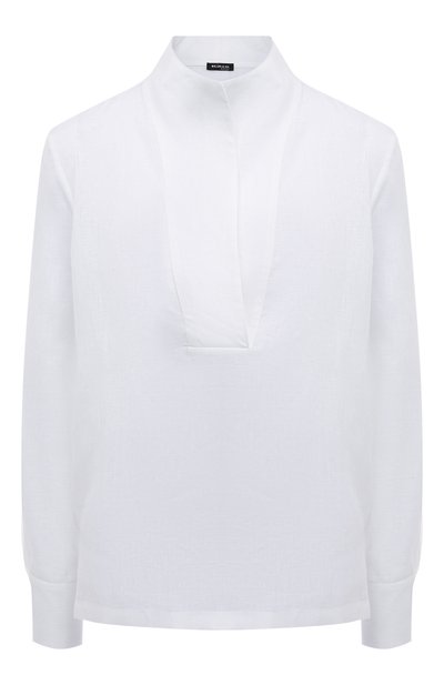 Женская льняная рубашка KITON, арт. D53431H06207