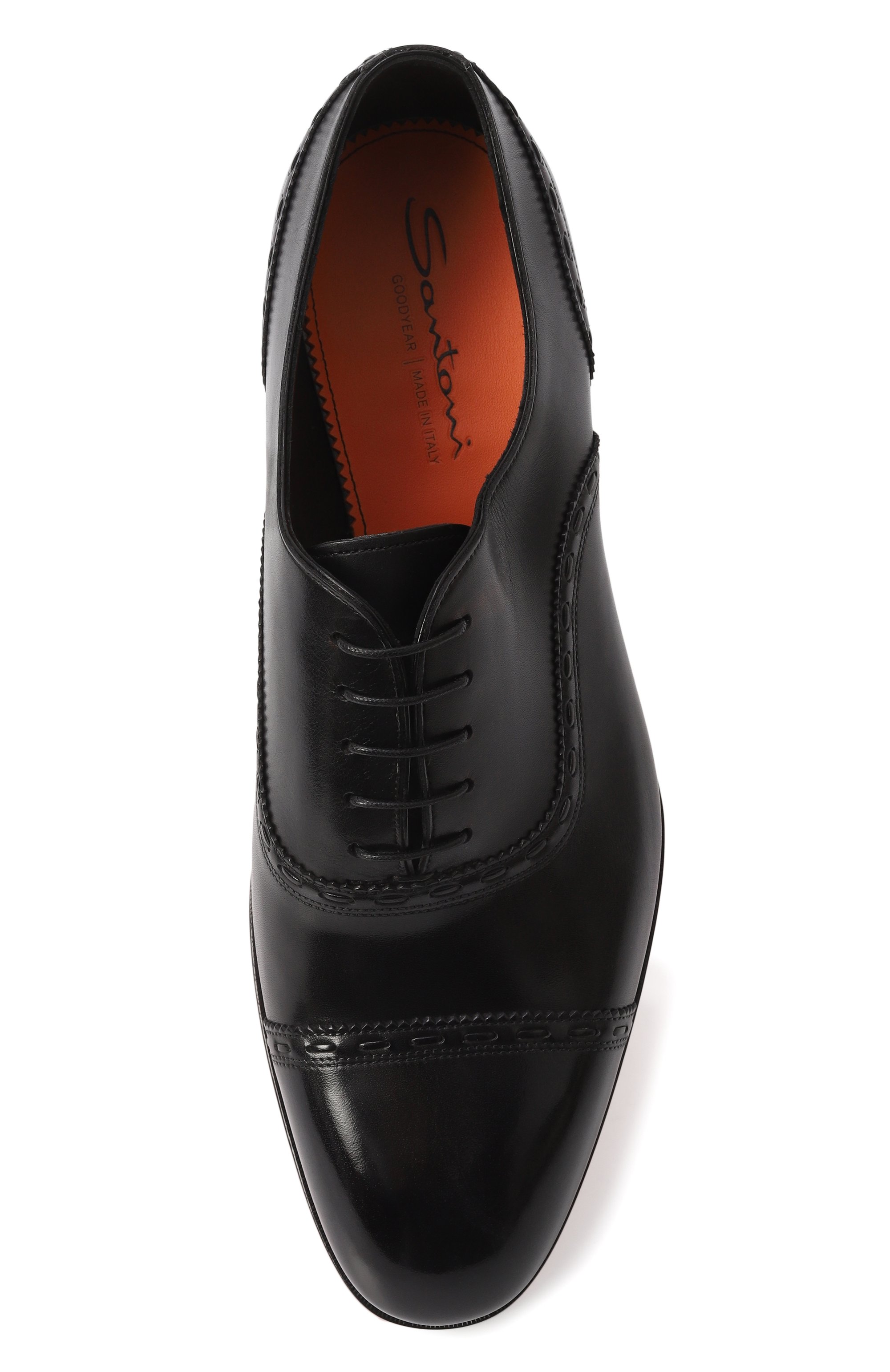 Кожаные оксфорды adrian SANTONI, арт. MCAG18885MC3HVSY, фото 6