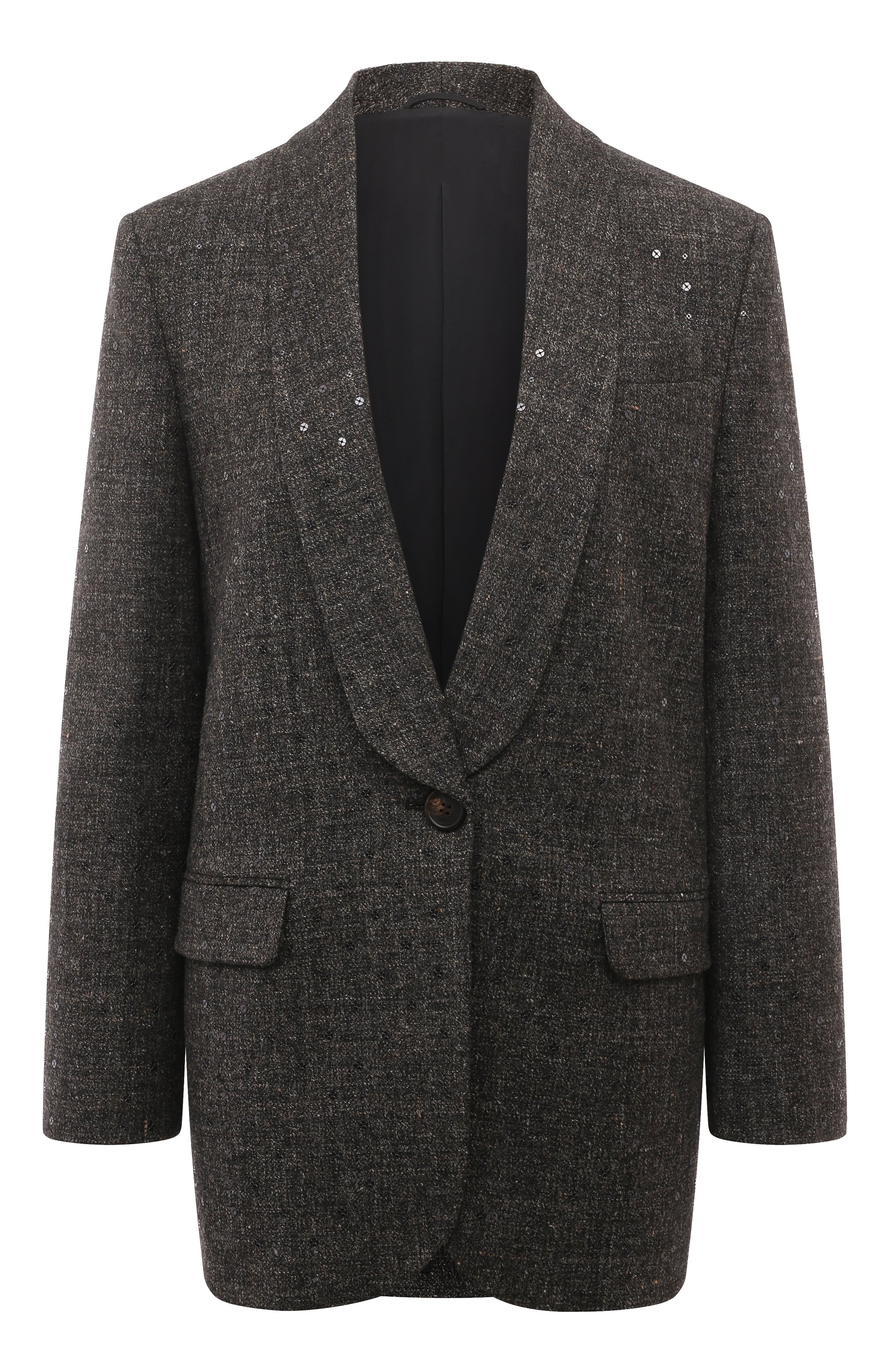 Жакет из шерсти и льна BRUNELLO CUCINELLI, арт. MD5602154, фото 1