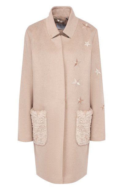Женское пальто из смеси шерсти и кашемира SEVEN LAB, арт. 2C-002 beige