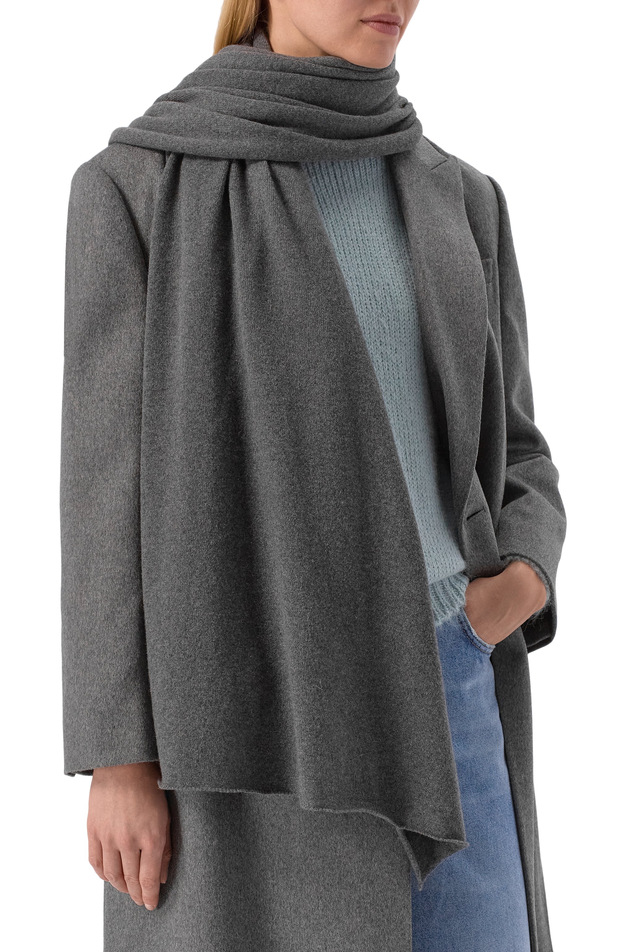 Кашемировый шарф JIL SANDER, арт. J40TE0005/J13204, фото 2