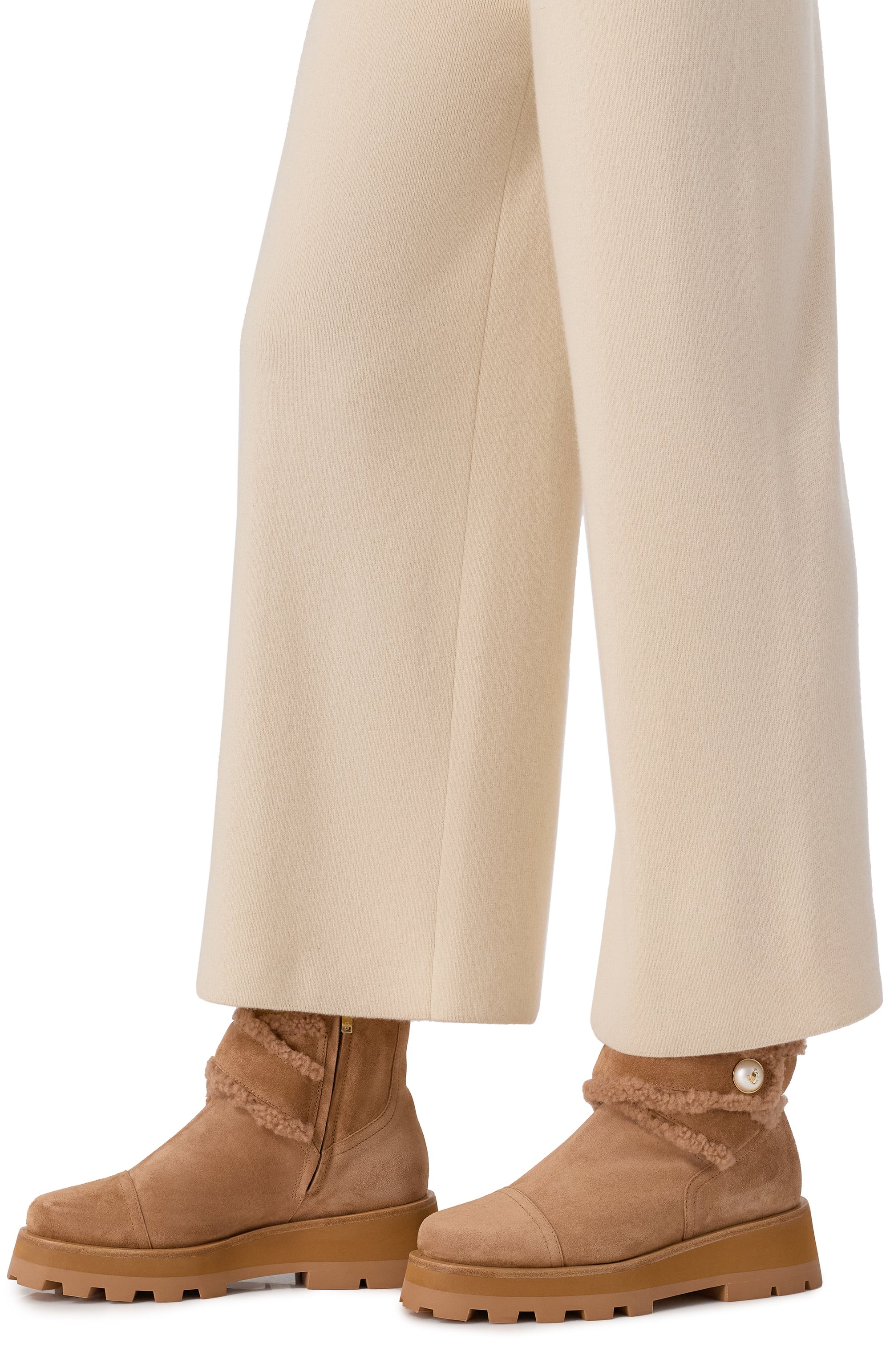 Замшевые ботинки meena JIMMY CHOO, арт. MEENA FLAT/VQQ, фото 2