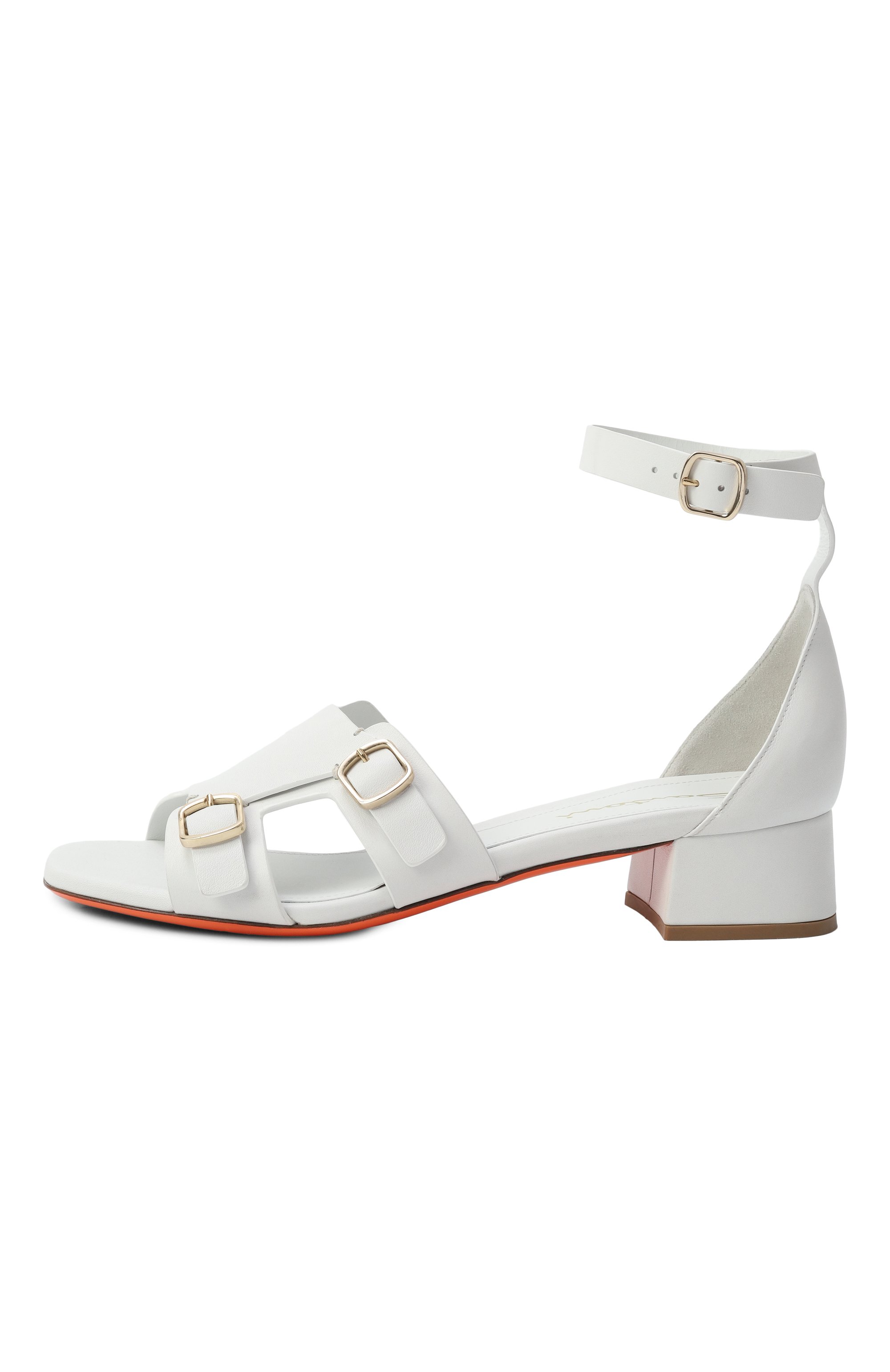 Кожаные босоножки SANTONI, арт. WHVG71606HA2TLGA, фото 4