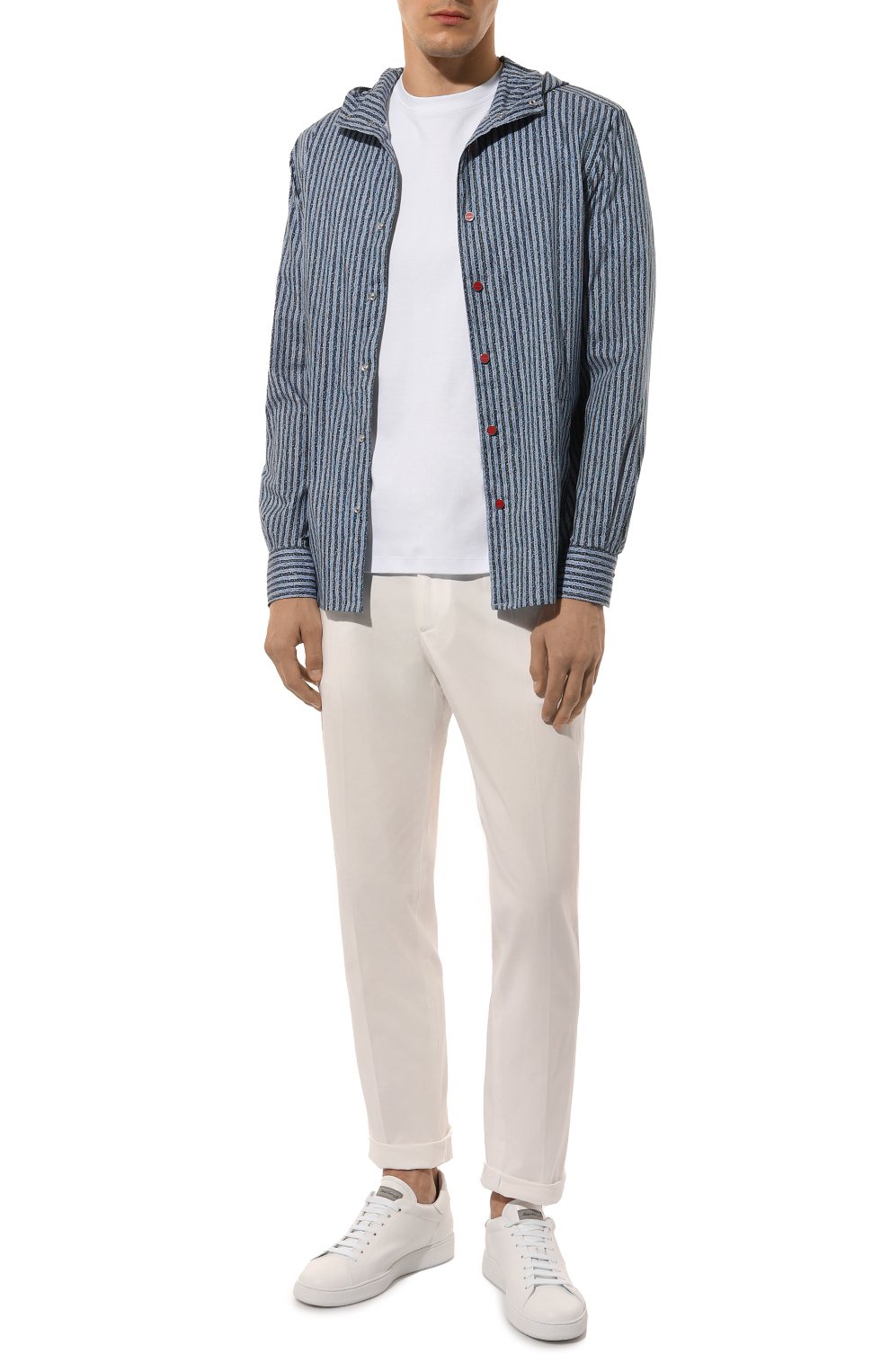 Хлопковая рубашка KITON, арт. UMCMARH0912901, фото 2