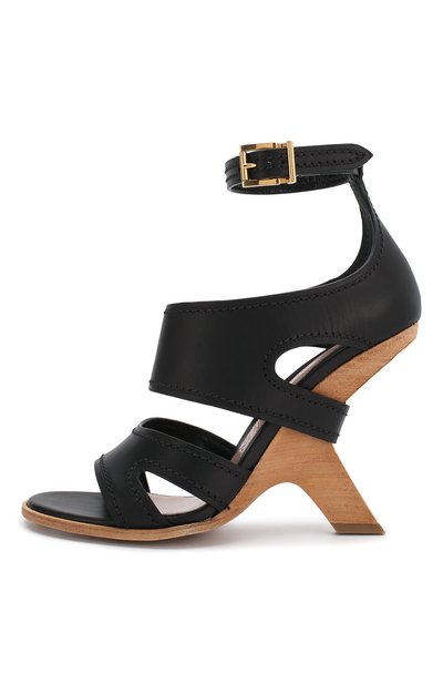 Кожаные босоножки ALEXANDER MCQUEEN, арт. 621839/WHXZ7, фото 3