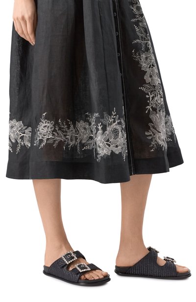 Текстильные шлепанцы poolside LE SILLA, арт. 3770B040MTPPMA0/001, фото 3