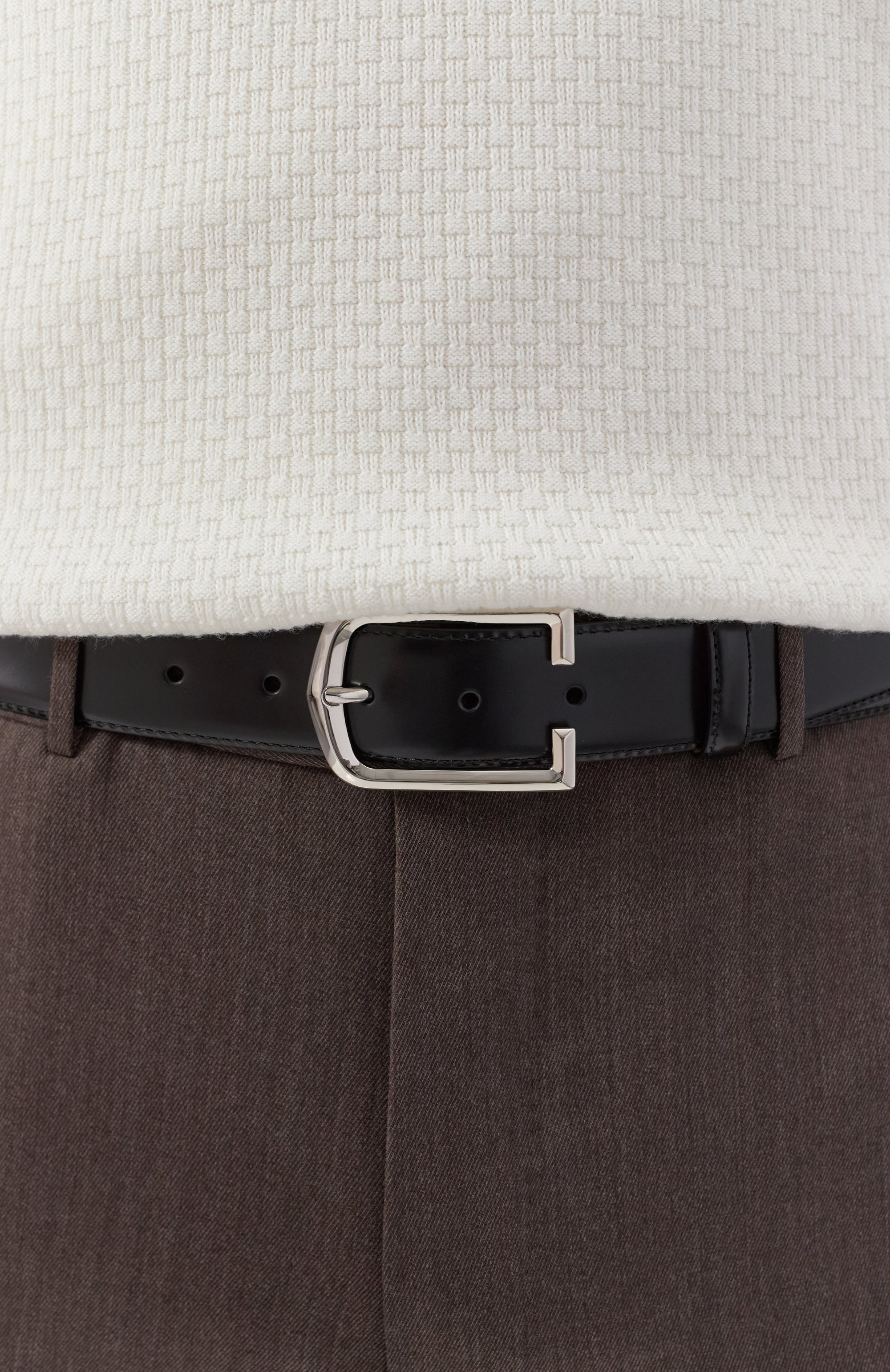 Кожаный ремень CORNELIANI, арт. 25V300-2520830, фото 2