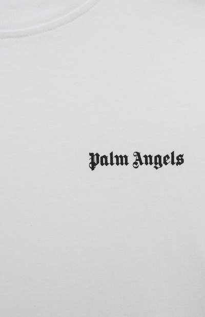 Хлопковая футболка PALM ANGELS, арт. PBAA003F23JER009, фото 3