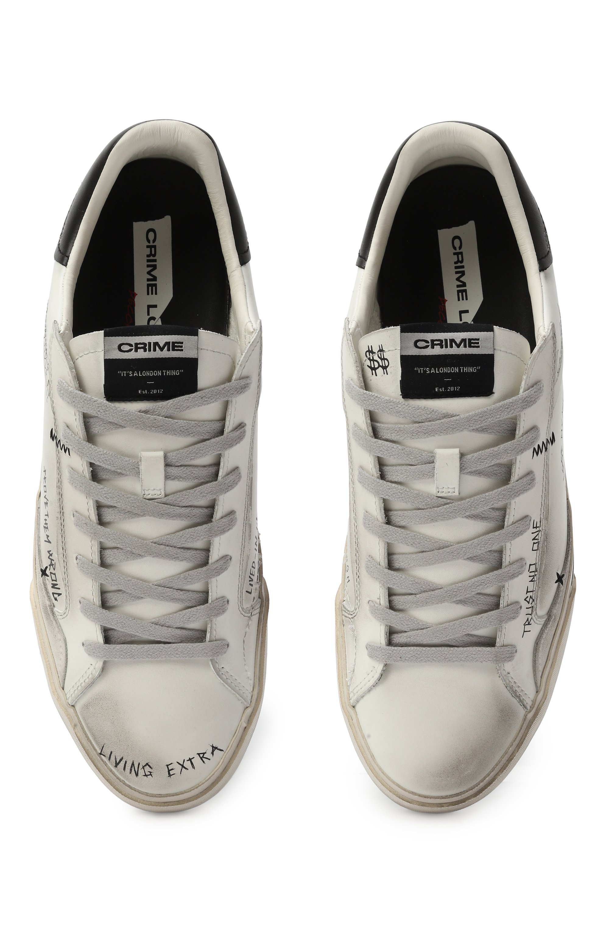 Кожаные кеды distressed ink wall CRIME LONDON, арт. 11033AA8, фото 6