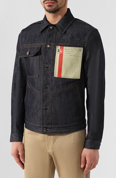 Джинсовая куртка BURBERRY, арт. 8010529, фото 3