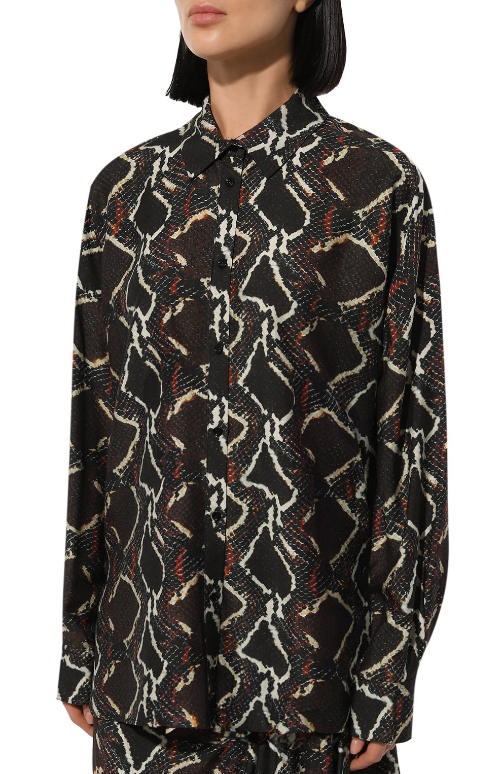Рубашка из вискозы и шелка IRO, арт. WM18AMBRINE, фото 3
