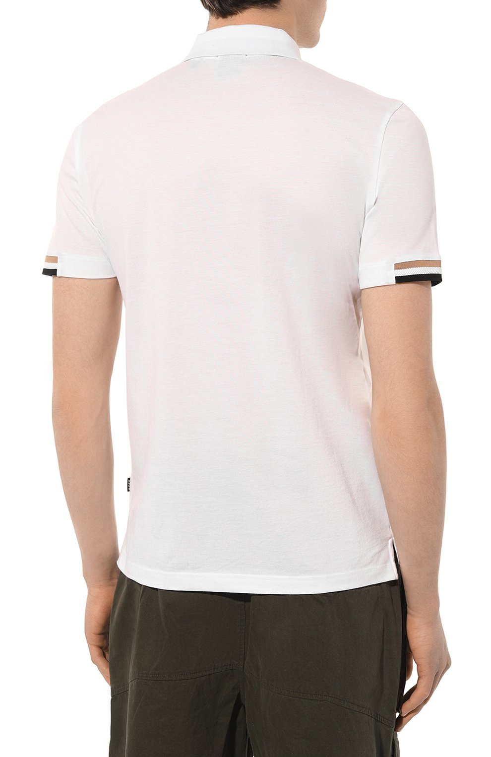 Хлопковое поло BOSS, арт. 50467113, фото 4