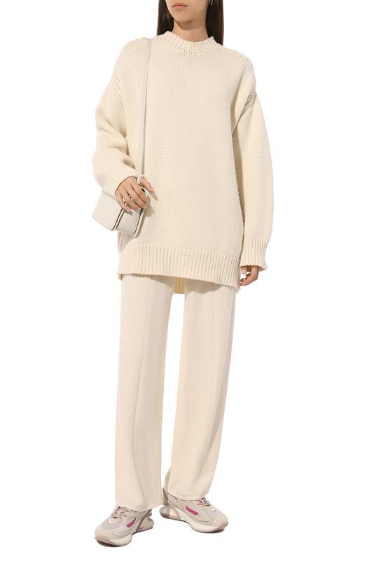 Комбинированные кроссовки First 1 Fendi 8E8452 AQ70 Кремовый  8E8452 AQ70 Фото 2