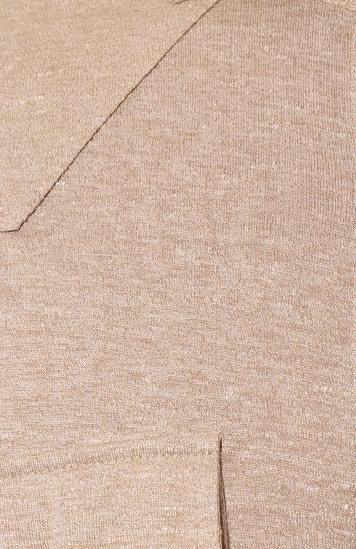 Рубашка изо льна и хлопка BRUNELLO CUCINELLI, арт. MW835B2289, фото 5