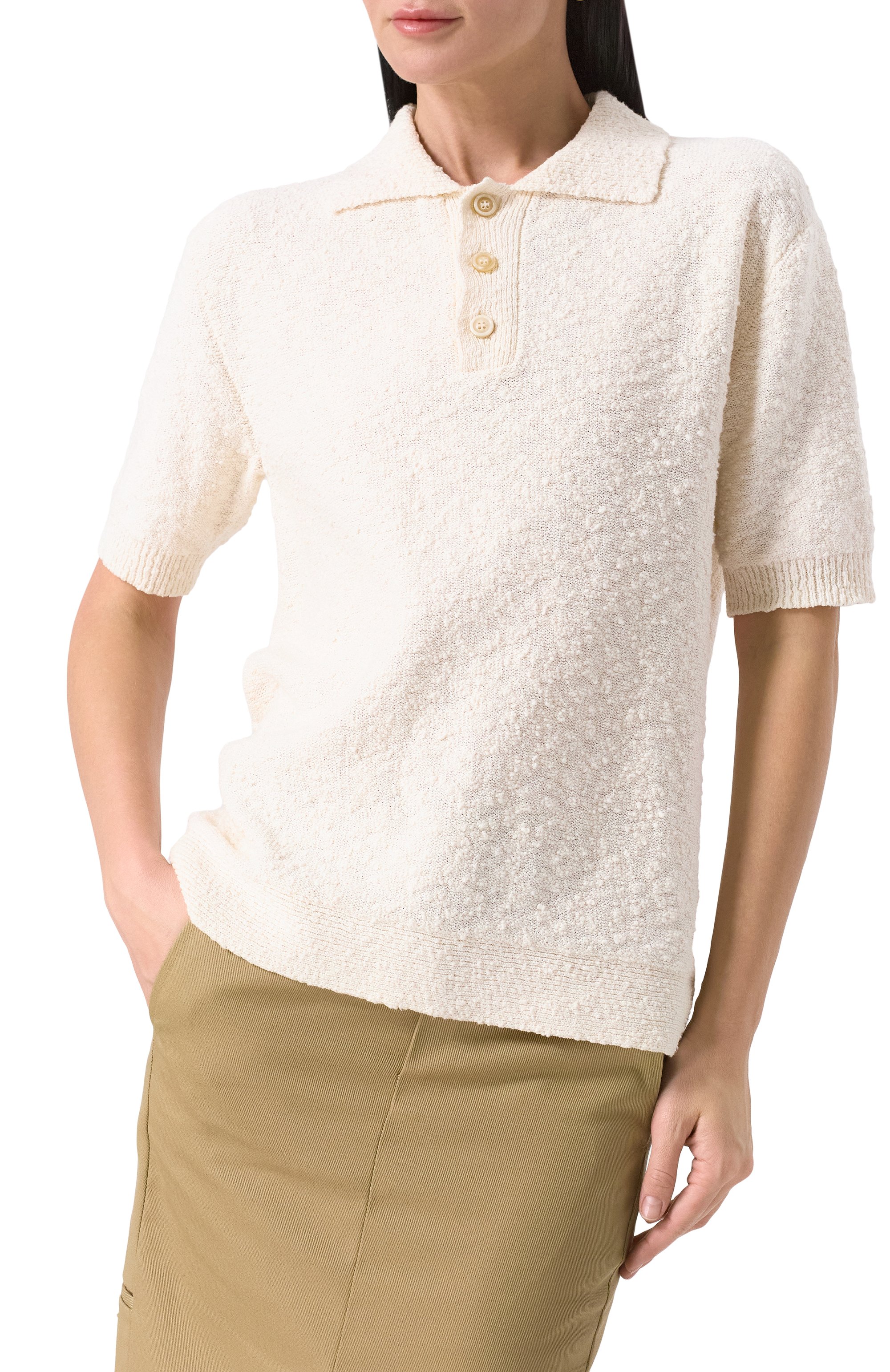 Хлопковое поло MAISON MARGIELA, арт. S51GL0043/S18197, фото 7