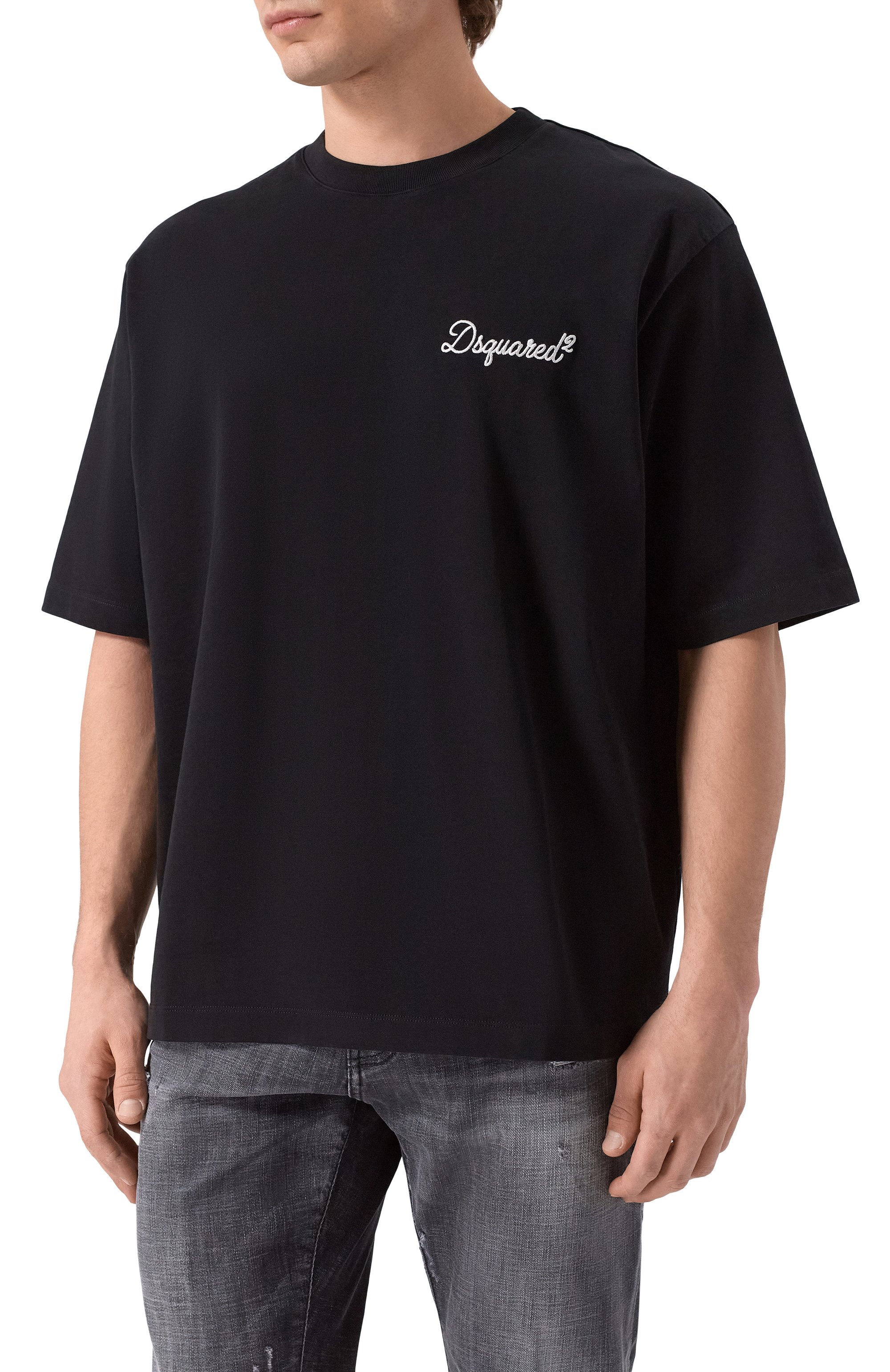 Хлопковая футболка DSQUARED2, арт. S74GD1525/D20106, фото 3