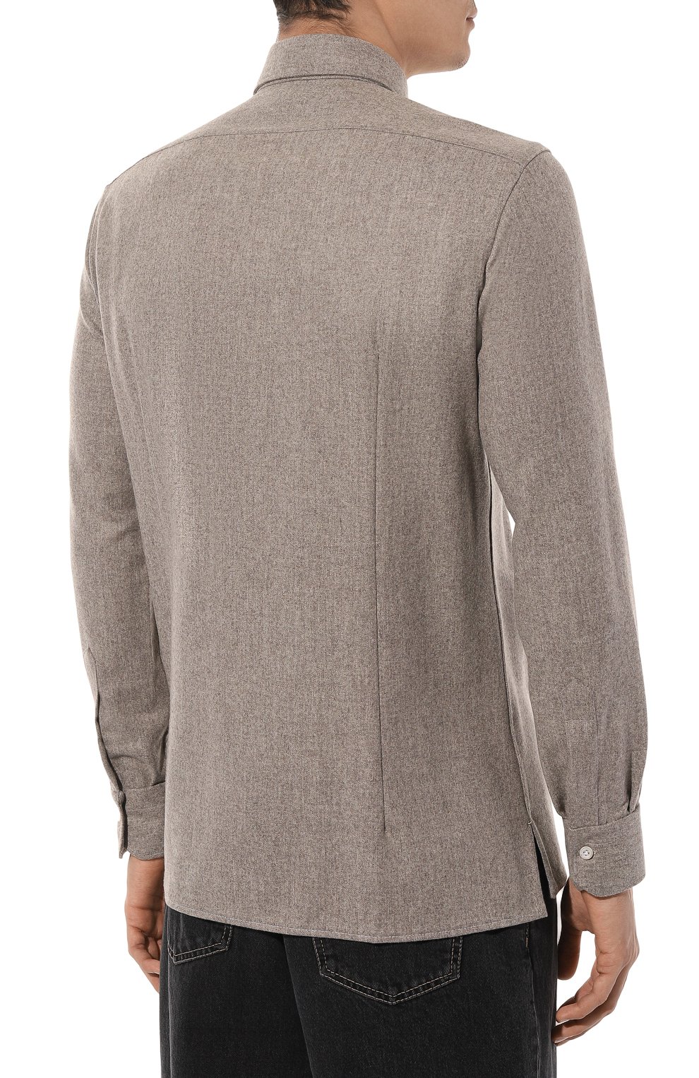 Шерстяная рубашка KITON, арт. UMCNERK0131C06, фото 4