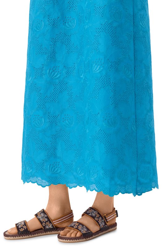 Текстильные сандалии Bribri Valentino 8W2S0NV6/ANE Коричневый  8W2S0NV6/ANE Фото 2