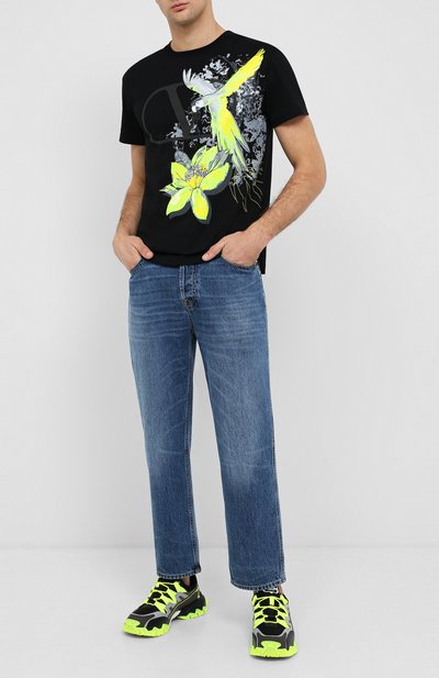 Хлопковая футболка VALENTINO, арт. UV3MG07X6JG, фото 2