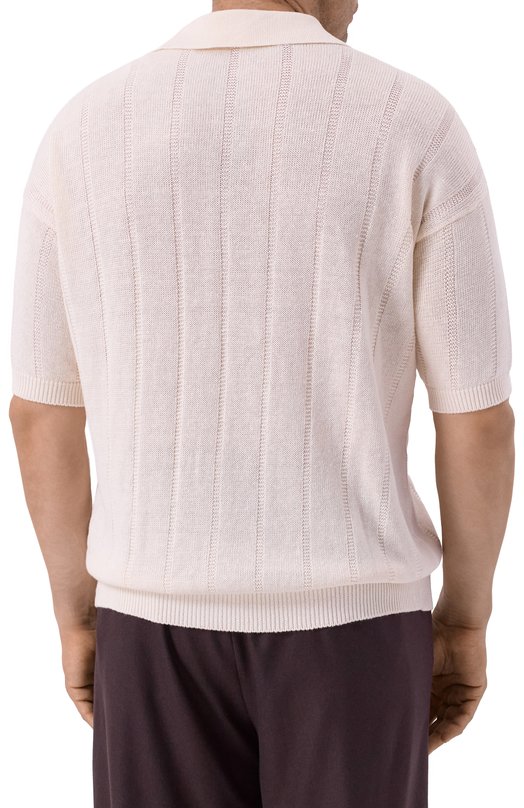 Кардиган изо льна и хлопка MVST MS60-1233-01MU Кремовый  MS60-1233-01MU Фото 4