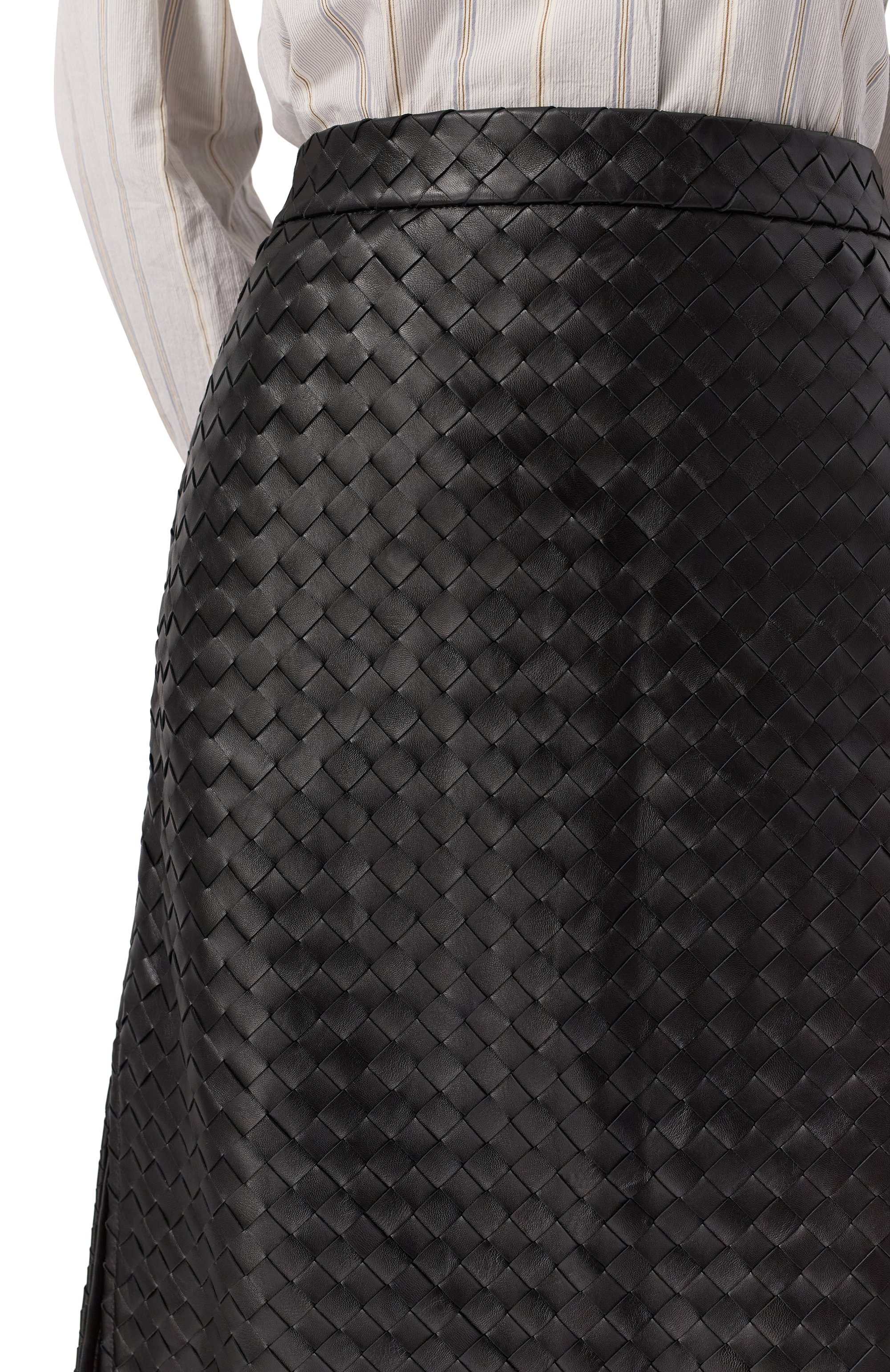 Кожаная юбка BOTTEGA VENETA, арт. 826521/V2JG0, фото 5