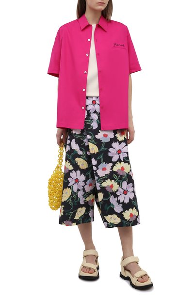 Хлопковые брюки MARNI, арт. PAMA0074A0/UTCZ96, фото 2