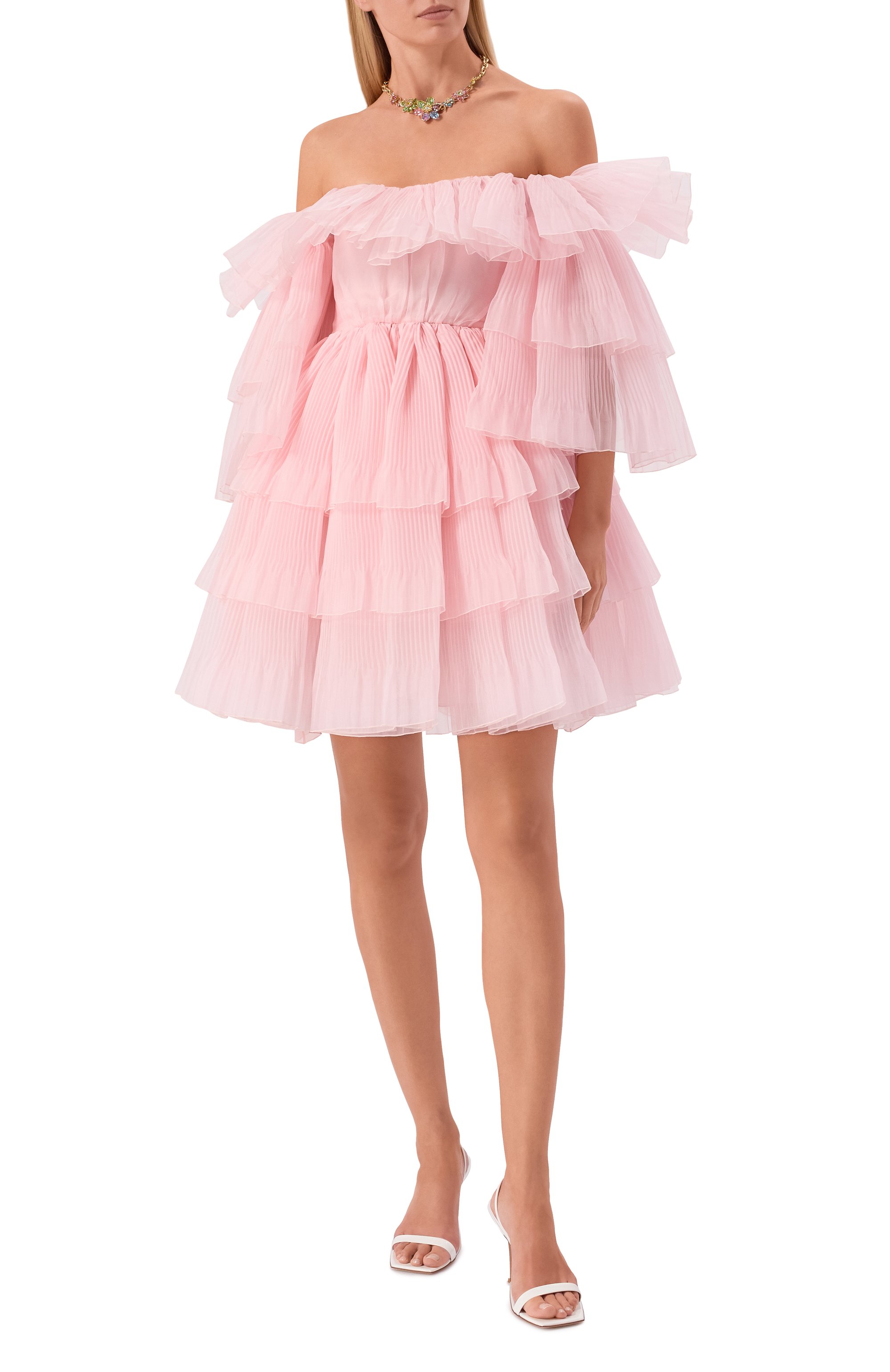 Шелковое платье GIAMBATTISTA VALLI, арт. 25FWSVTE5099/540RG, фото 2