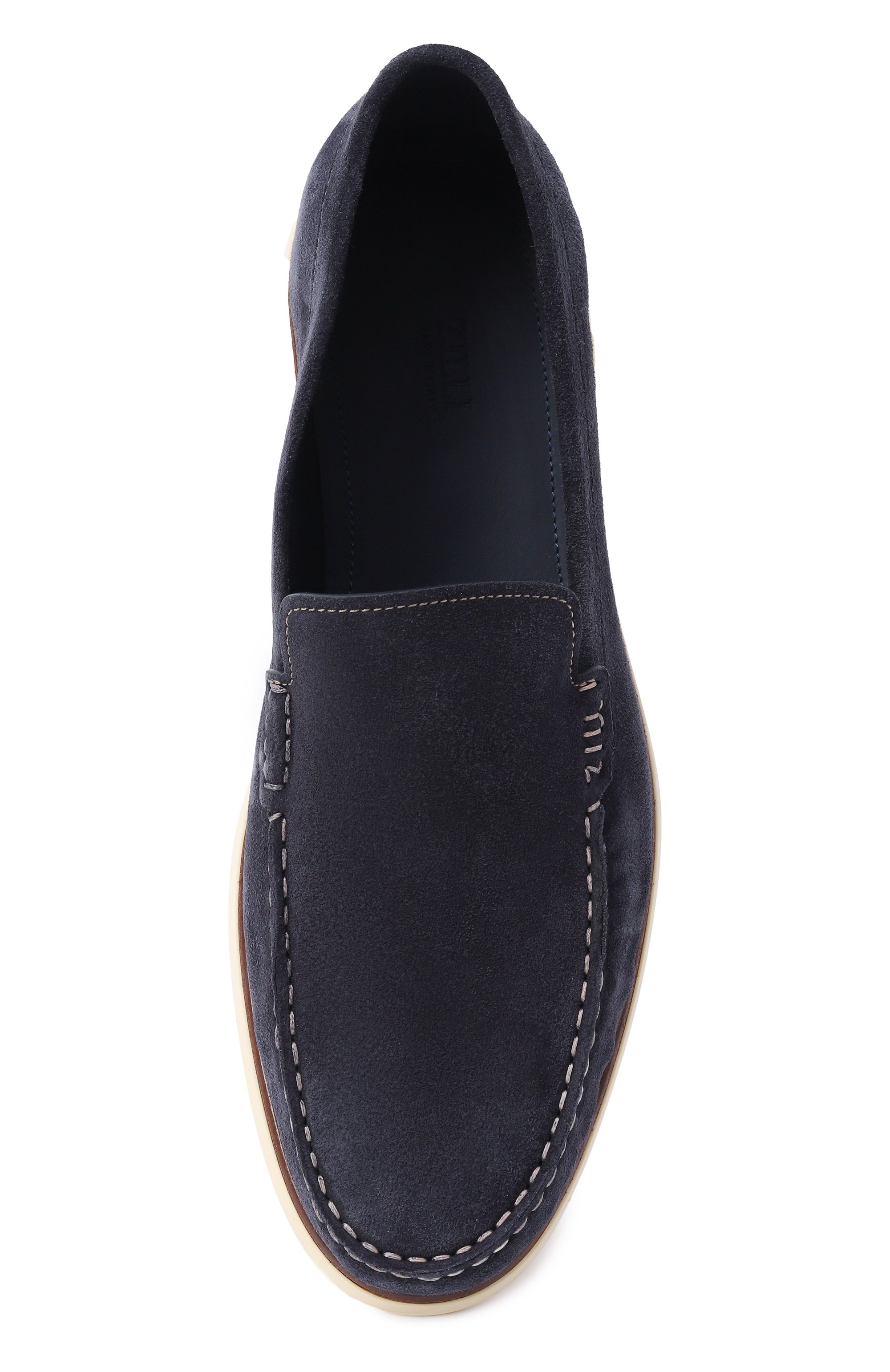 Замшевые лоферы ZILLI, арт. H0189AM1194VZTP03, фото 6