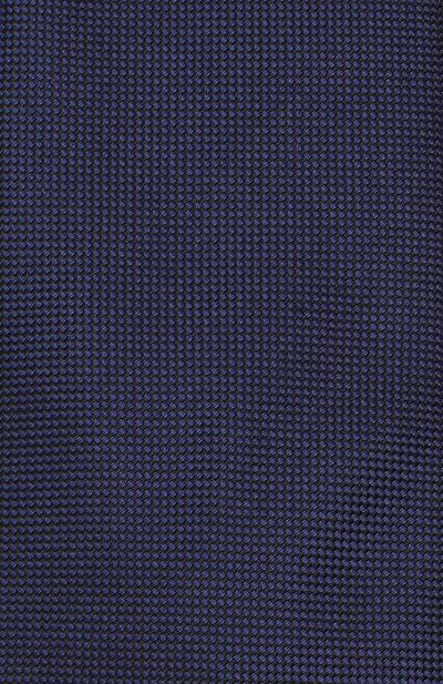 Шелковый галстук ZEGNA темно-синего цвета по цене 18350 руб., арт. Z5D00/1UM, фото 3 Шелковый галстук ZEGNA, арт. Z5D00/1UM, фото 3