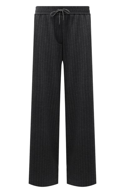 Женские брюки из шерсти и хлопка BRUNELLO CUCINELLI, арт. MA179SR589