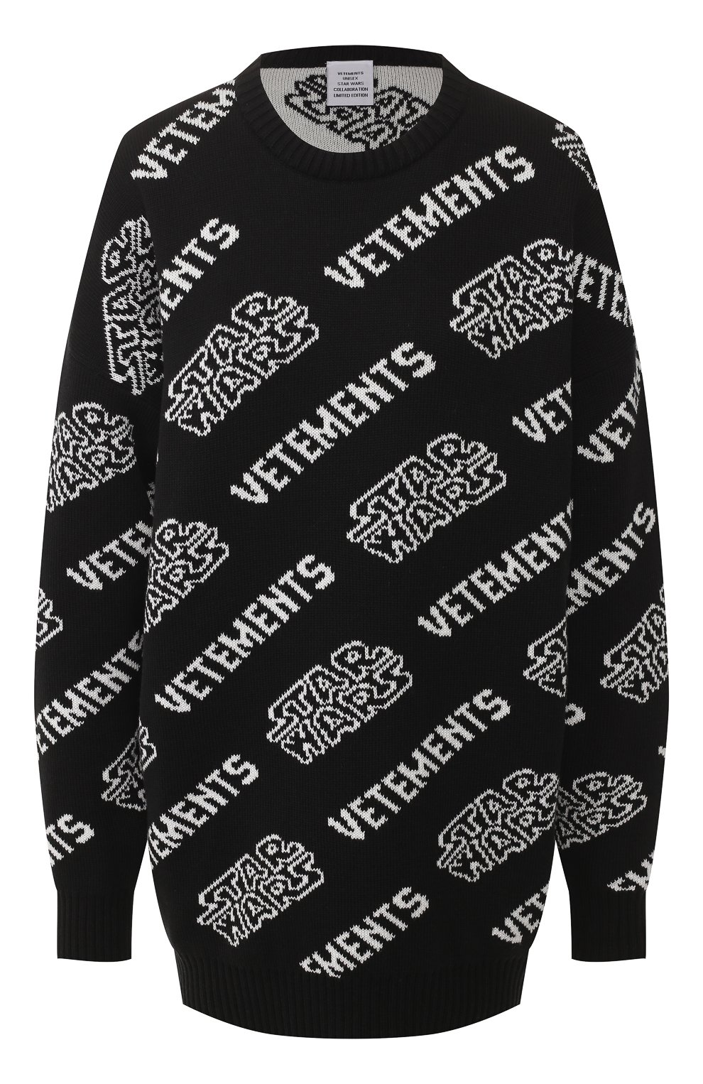 Хлопковый свитер star wars x vetements VETEMENTS, арт. USW21KN029 1003/W, фото 1