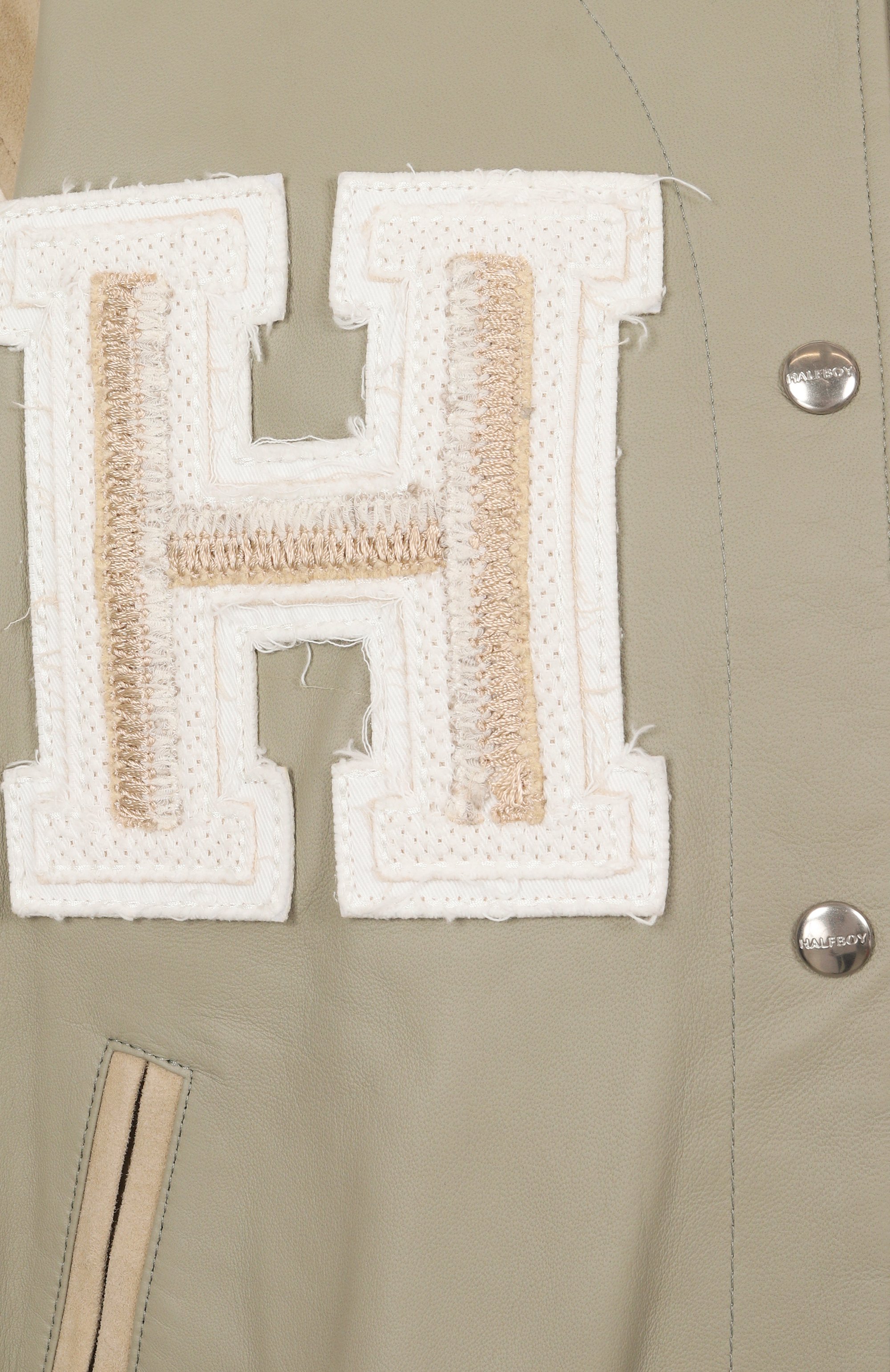 Кожаный бомбер HALFBOY, арт. HS251WL008, фото 6