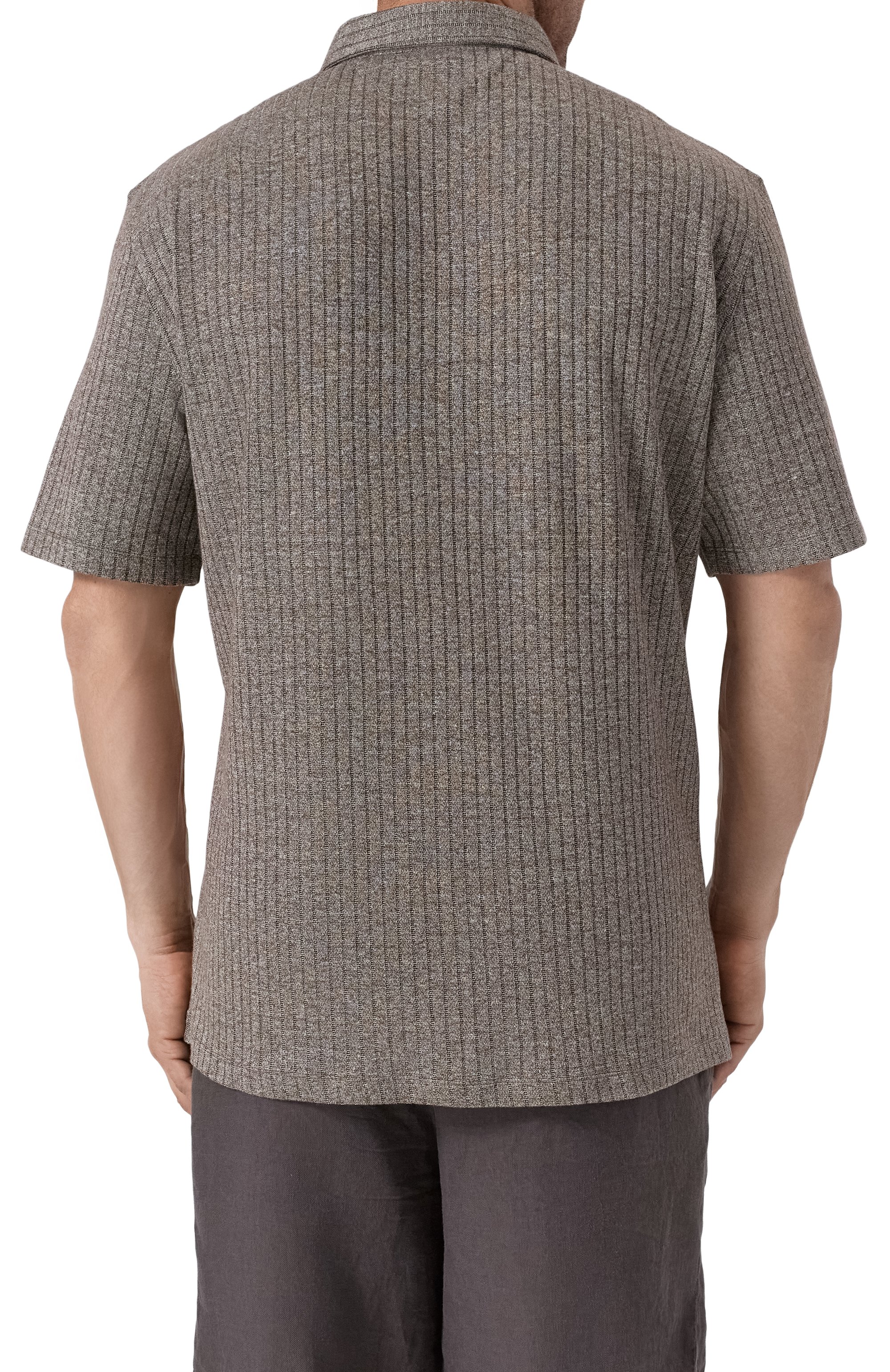 Поло изо льна и хлопка BRUNELLO CUCINELLI, арт. MW8653936W, фото 4