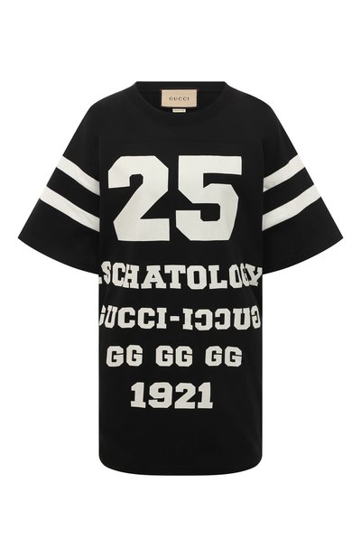 Женская хлопковая футболка GUCCI, арт. 660744 XJDKK
