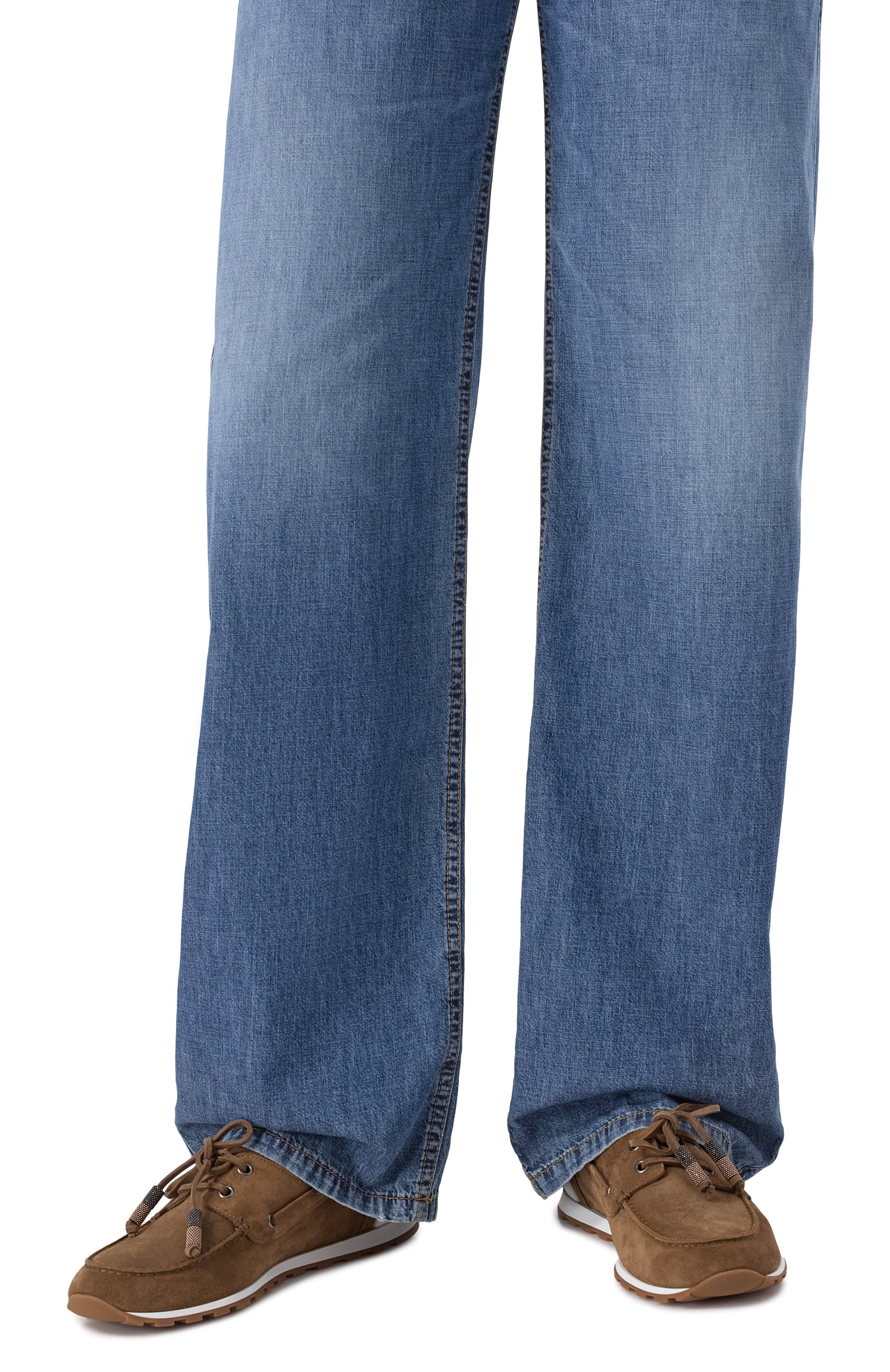 Замшевые топсайдеры BRUNELLO CUCINELLI, арт. MZSFG2903, фото 3