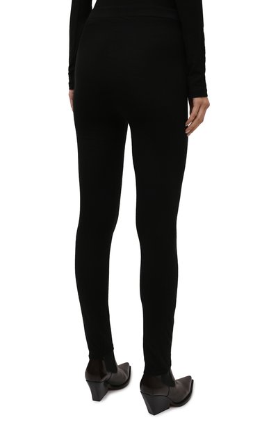 Кашемировые легинсы RICK OWENS черного цвета по цене 66150 руб., арт. R002A7691/WS, фото 4 Кашемировые легинсы RICK OWENS, арт. R002A7691/WS, фото 4