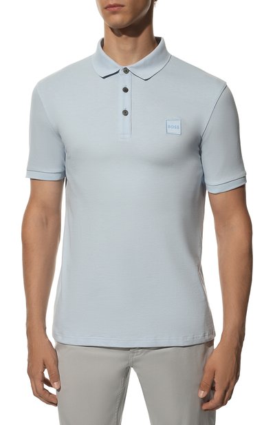 Хлопковое поло BOSS ORANGE, арт. 50472668, фото 3