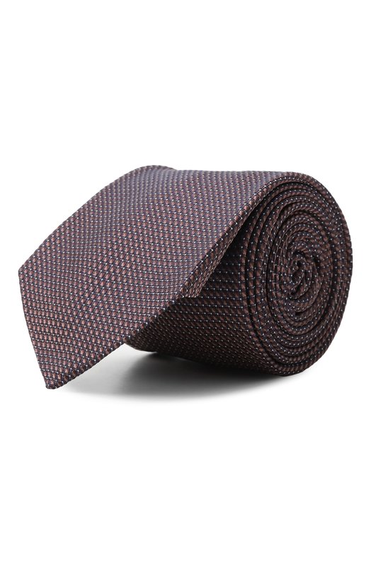 Шелковый галстук Kiton UCRVKPC05L6508 Коричневый UCRVKPC05L6508