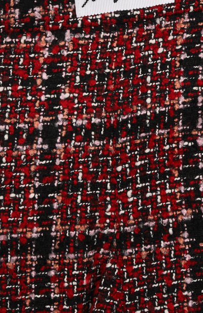 Твидовая юбка MSGM KIDS бордового цвета по цене 19800 руб., арт. F5MSJGSK198, фото 3 Твидовая юбка MSGM KIDS, арт. F5MSJGSK198, фото 3