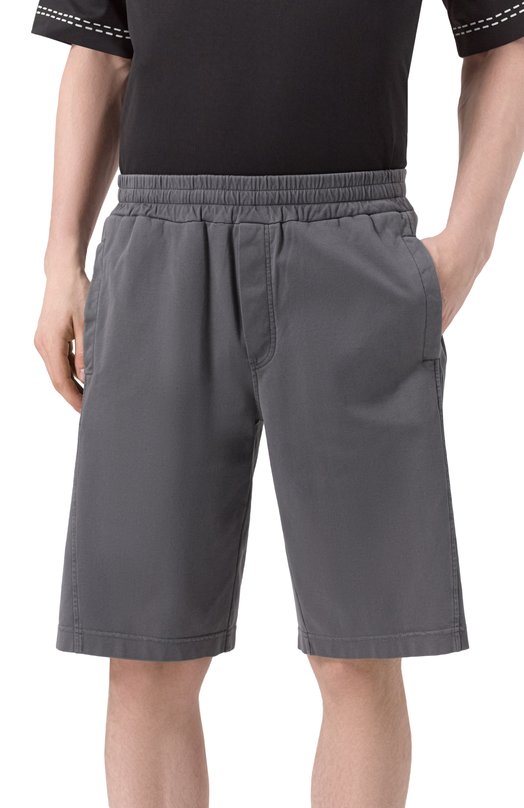 Хлопковые шорты Dolce & Gabbana GP0S5T/G7N7G Серый  GP0S5T/G7N7G Фото 3