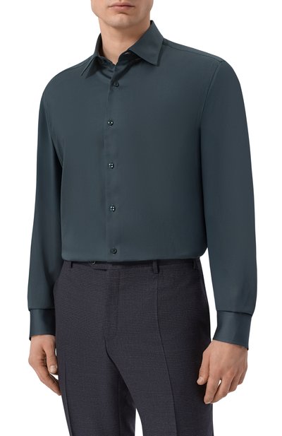 Хлопковая сорочка BOSS, арт. 50555711, фото 3