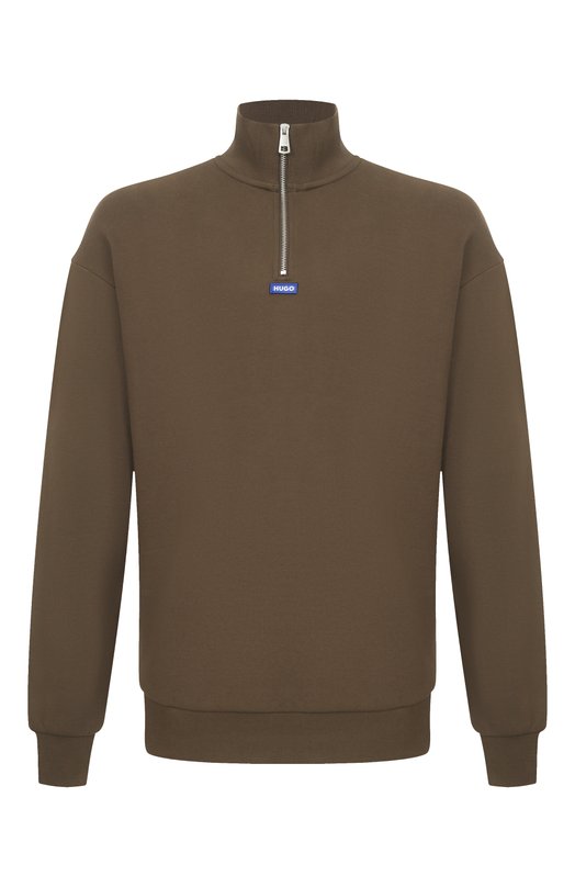 Хлопковый анорак HUGO Blue 50522367 Коричневый 50522367