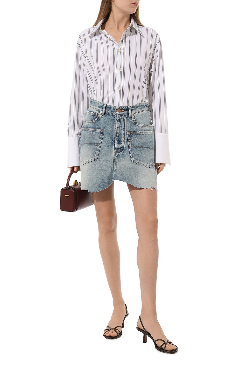 Джинсовая юбка BALENCIAGA, арт. 750959/TDW14, фото 2