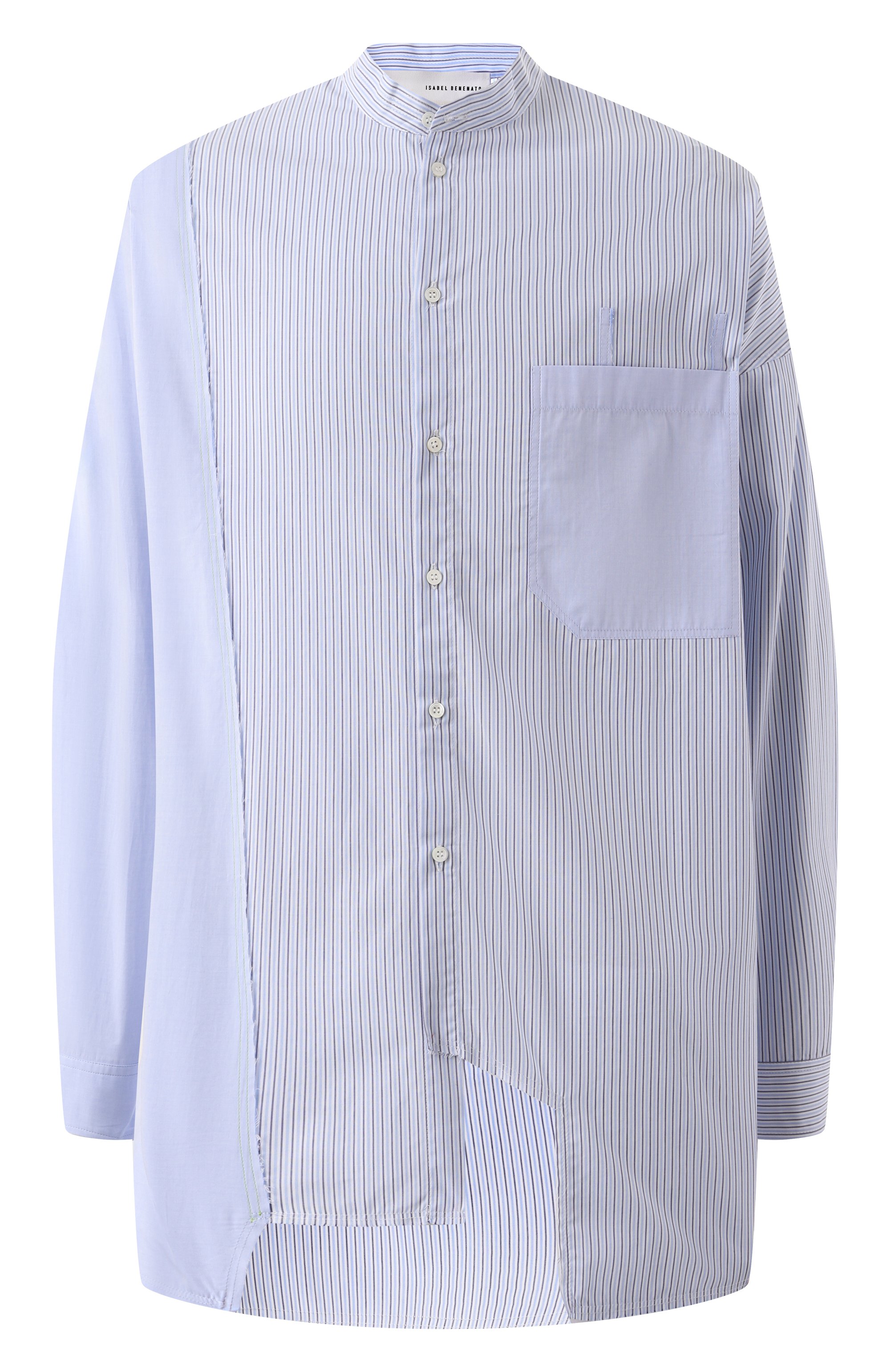 Хлопковая рубашка ISABEL BENENATO, арт. UW51S25, фото 1